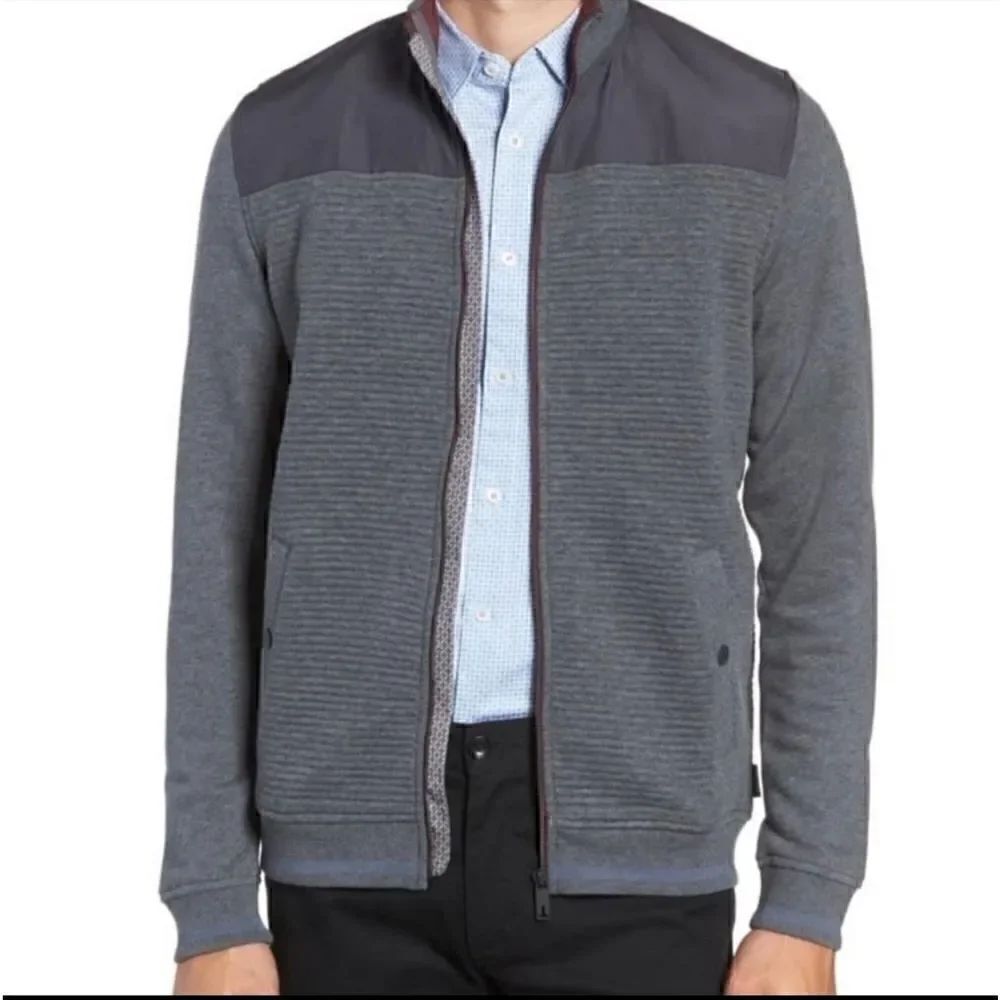 Ted Baker "Whooty" Quilted Full-Zip Jacket L
